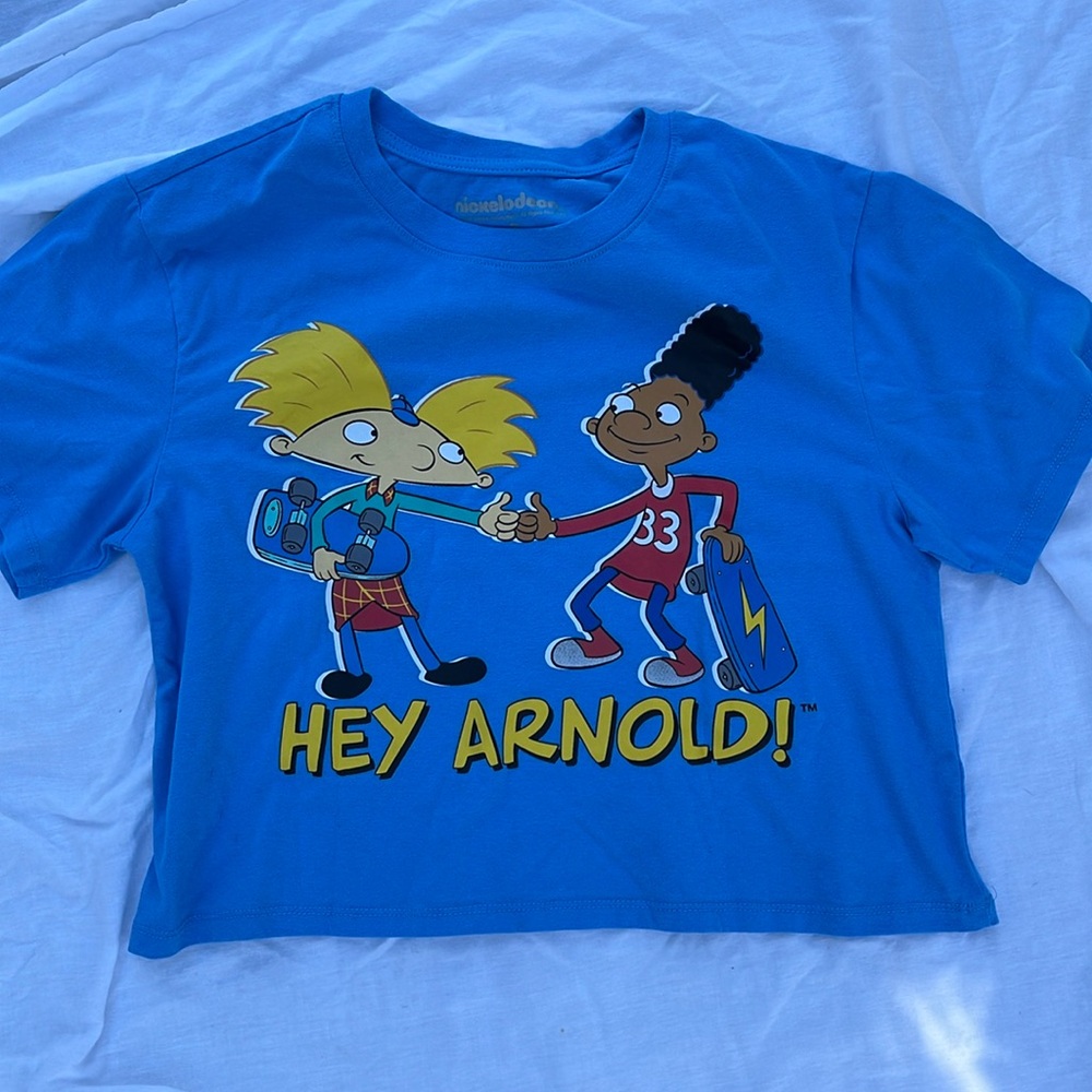 90s hey Arnold crop top size small